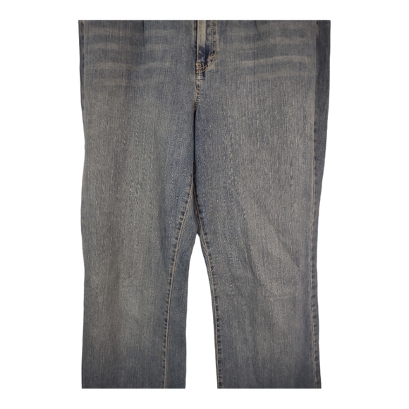 Jeanstar Elle Jeans Size 14 Short Bootcut Mid Rise Stretch Classic Fit 5 Pocket - Picture 8 of 9